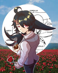 full body, colored and shaded